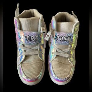 Girls Boys Led High Top Shoes 3 Luminous Wing USB Charging Led Light Up Sneakers